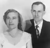 Newlyweds Herman and Isabell Hoeh in 1952.